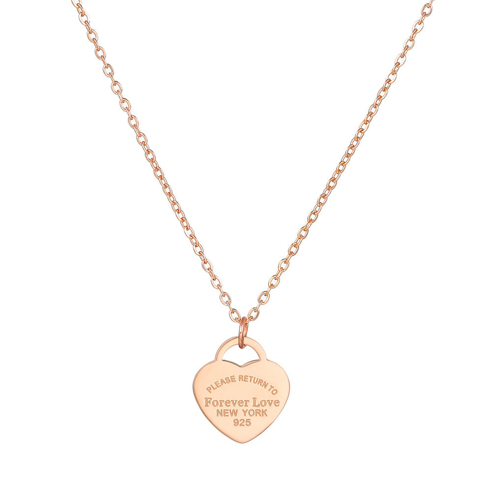 Pendentif en acier inoxydable titane plaqué or colliers mère