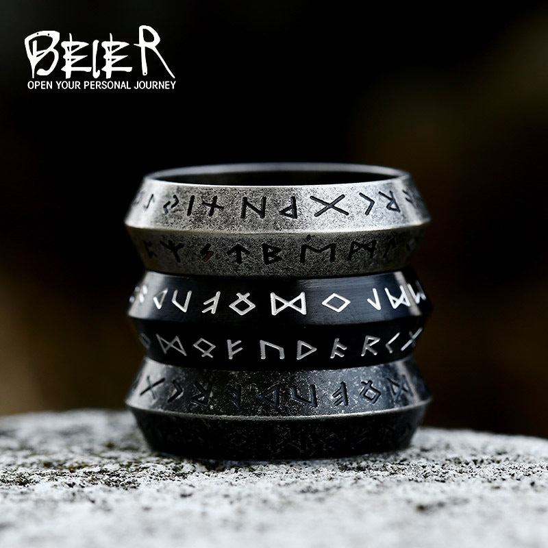 Women's & Men's & Fashion Stainless Steel And Retro Rings