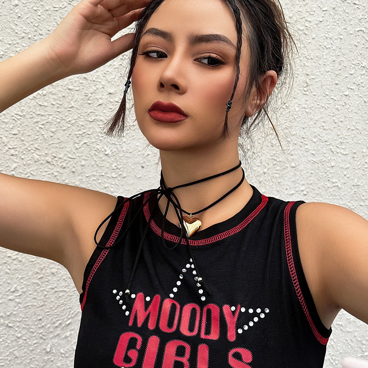 Pull Sweet Cool Punk Personality Retro Necklaces