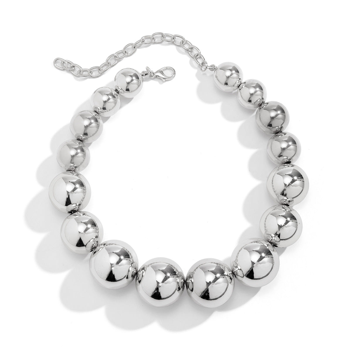 Round Beads Twin Temperamental Minority Detachable Necklaces