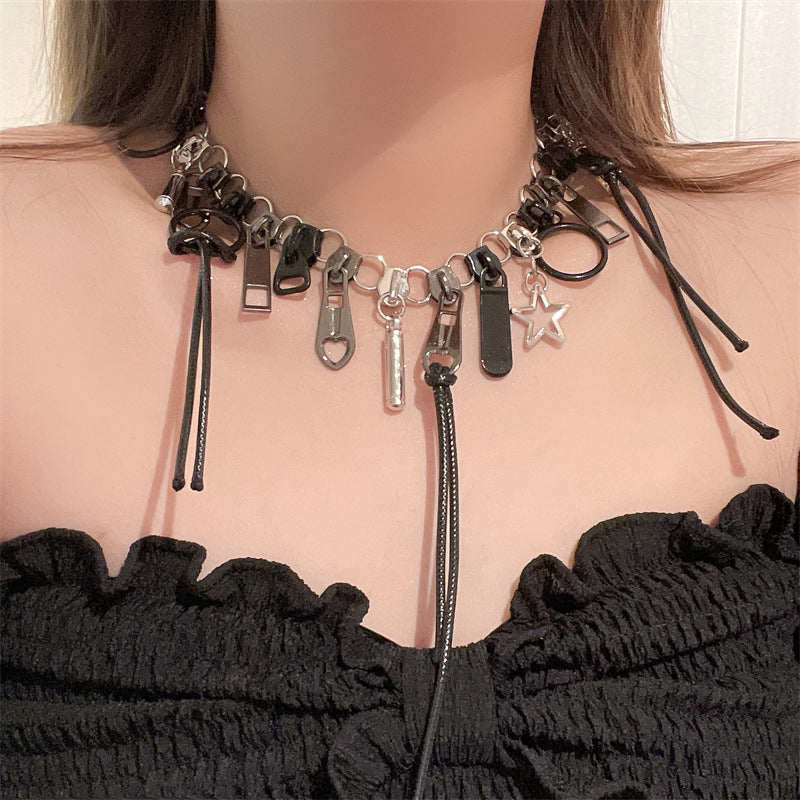 Colliers punk de style froid personnalisés populaires pour femmes