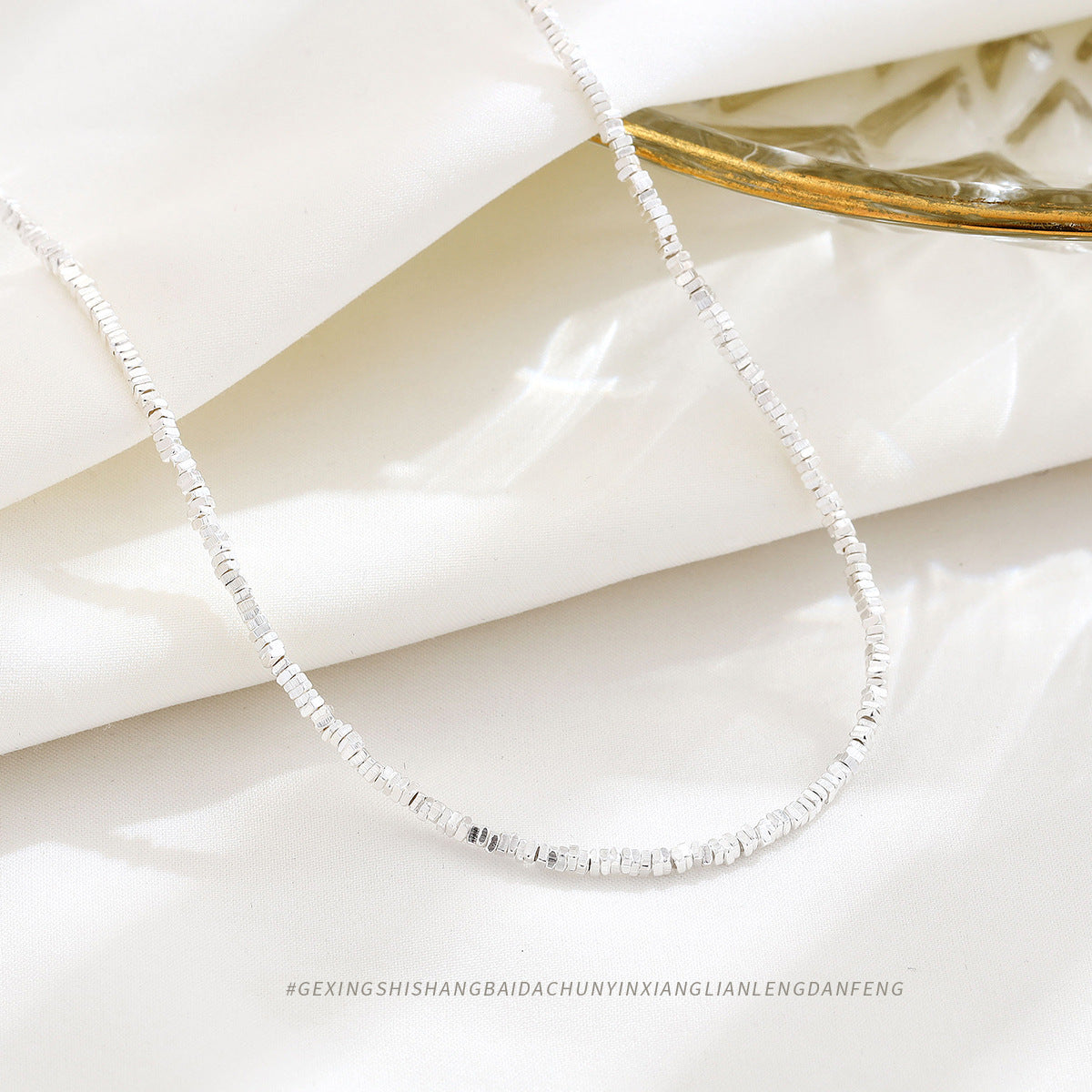 Square Small Pieces Of Temperamental Minority High-grade Ornament Necklaces