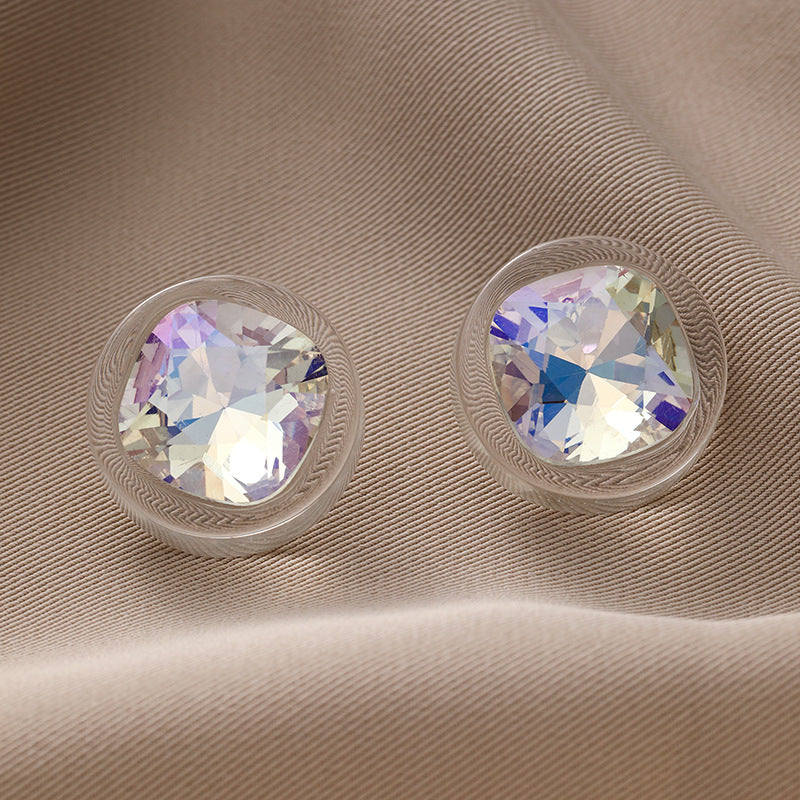 Women's Shining Simple Colorful Round For Affordable Earrings