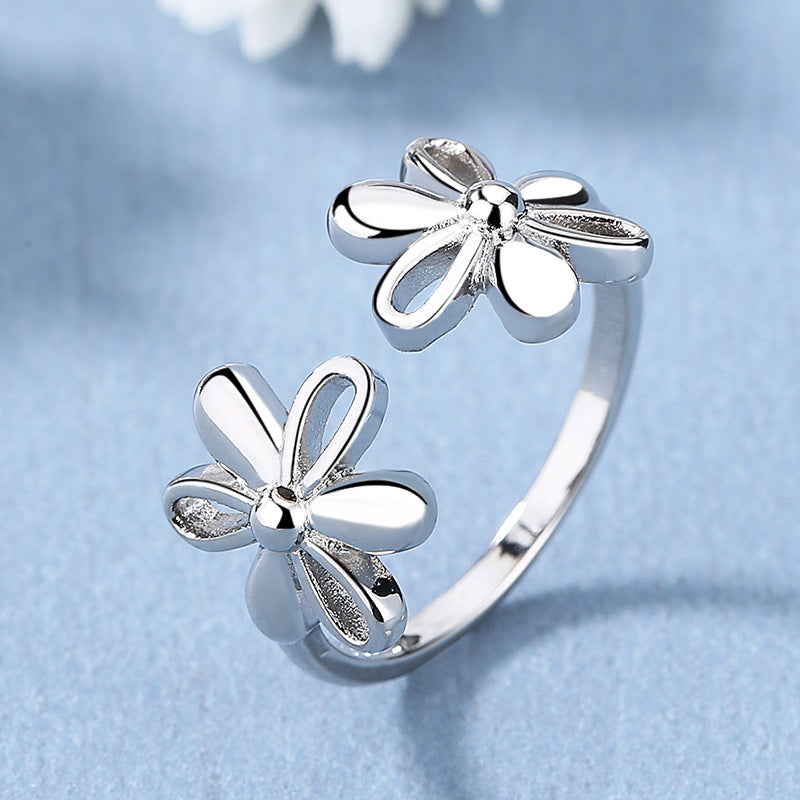 Open Female Personality Girlish Style Index Rings