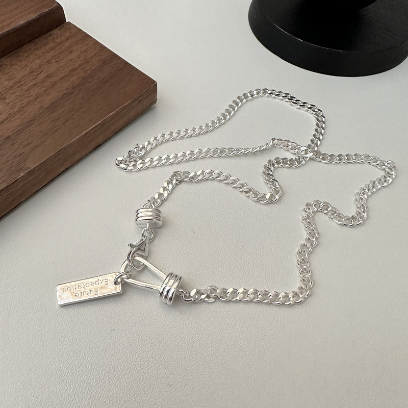 Colliers à la mode de côté de conception de niche de style coréen Sier