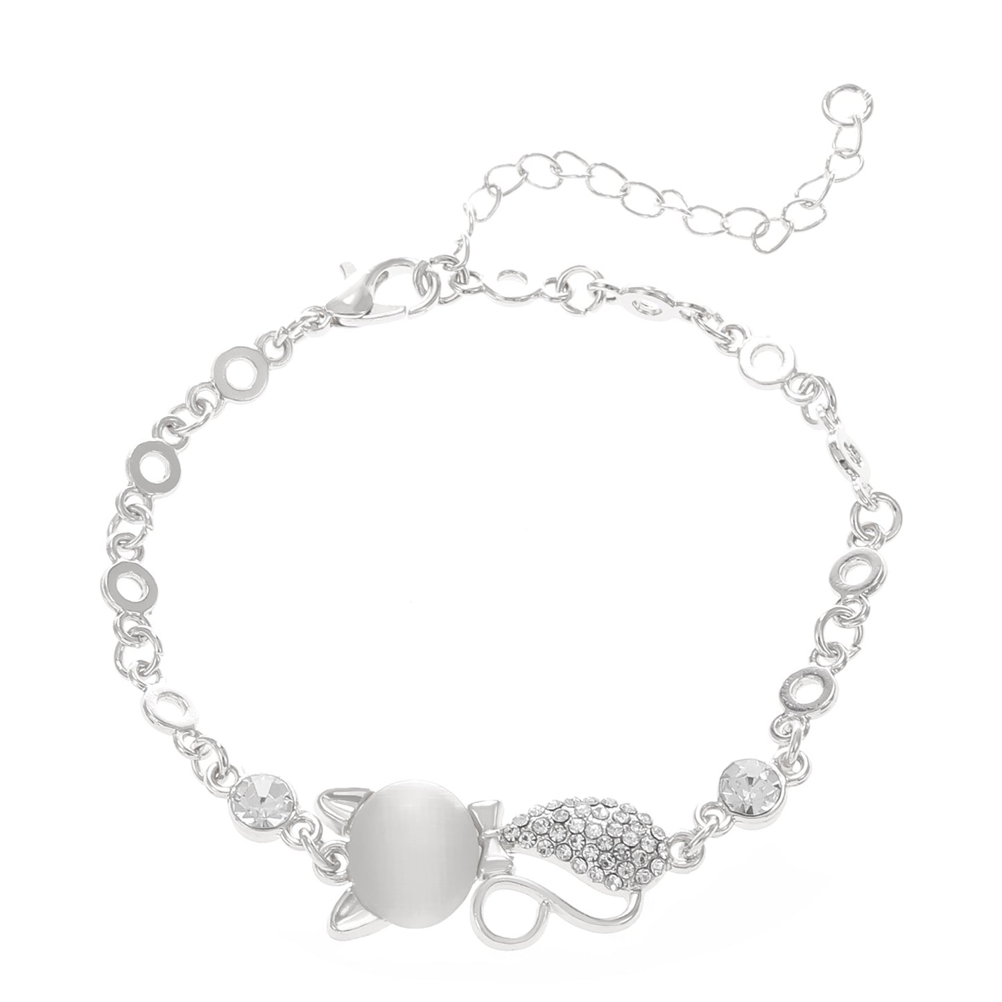 Women's Fashion Design Exquisite Opal Cat Girlfriends Bracelets
