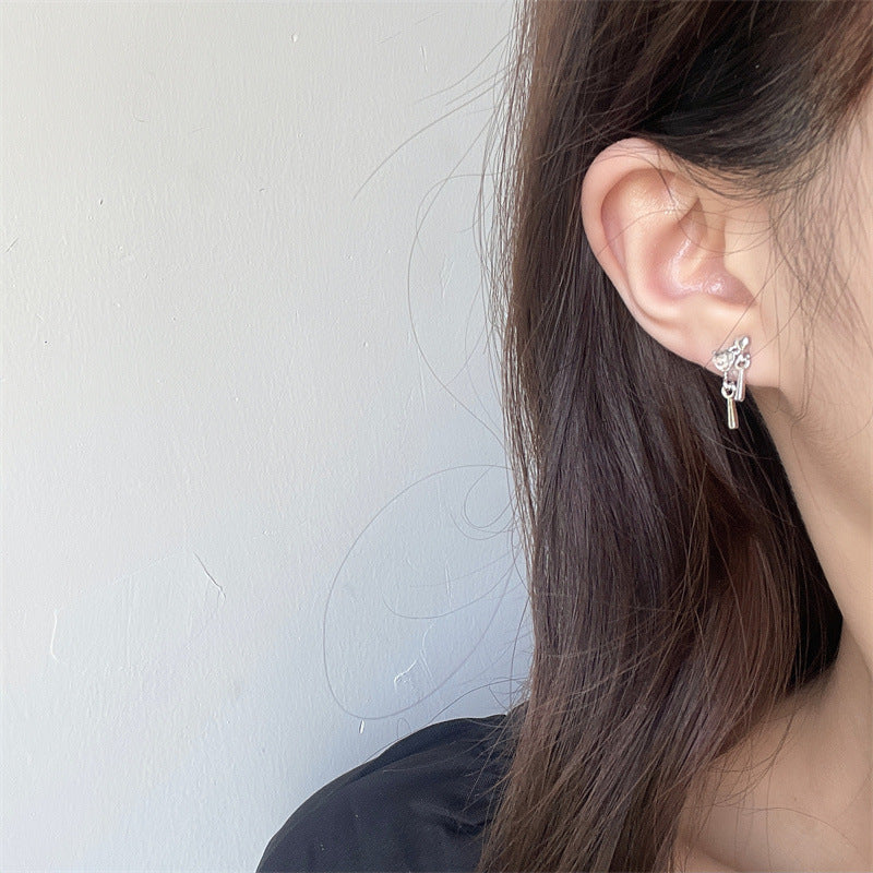 Women's Set Butterfly Exquisite Small Design Earrings