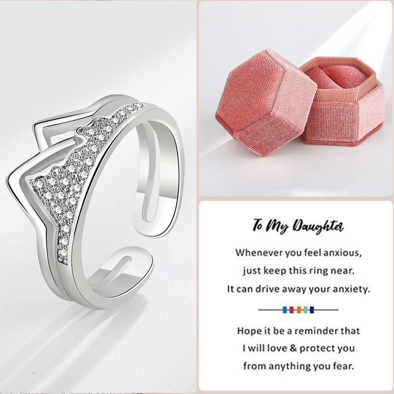 Women's Design Open Fashion Inlaid Zirconium Simple Rings