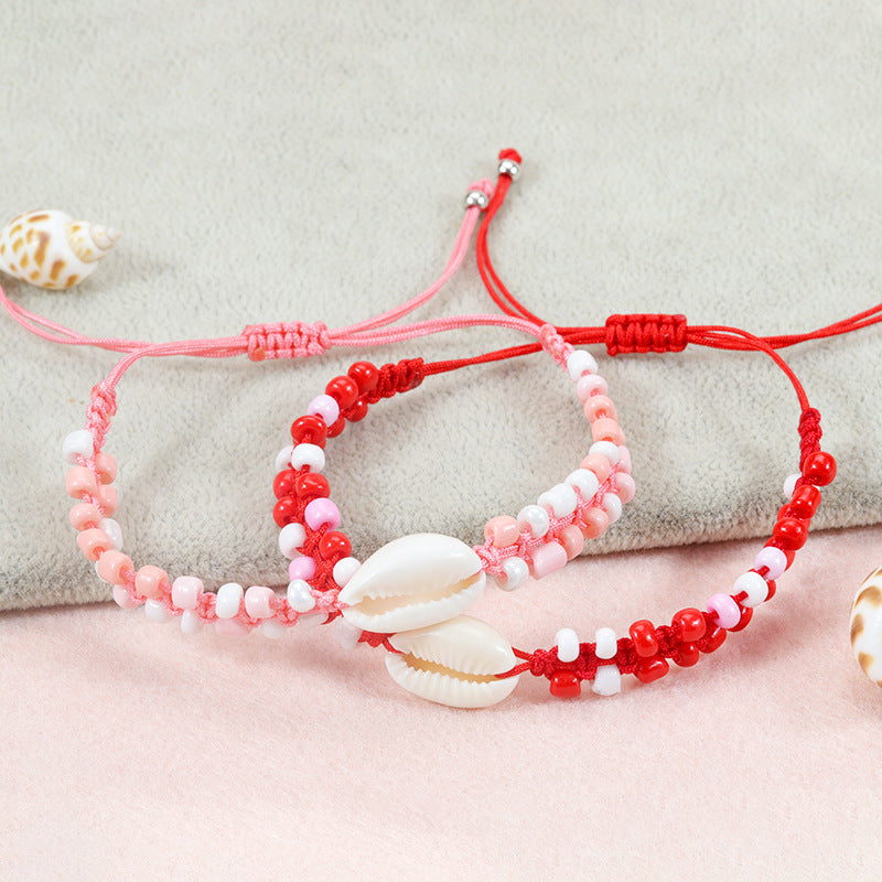 Perlengewebte Handschlaufenarmbänder im böhmischen Stil