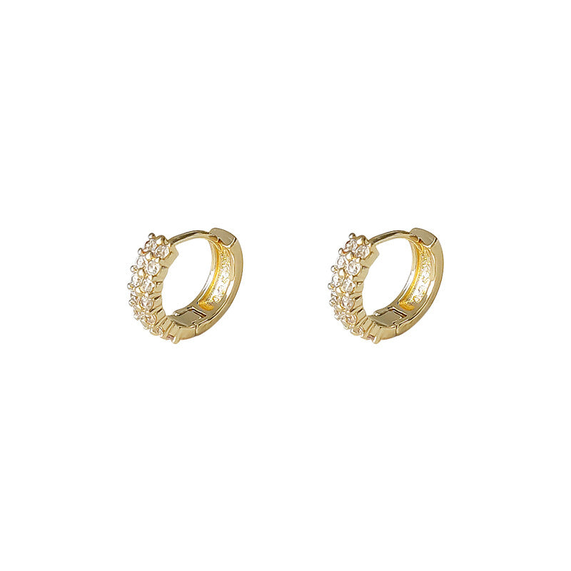 Plated High-grade Sense Simple Ear Clip Graceful Fashionable Earrings