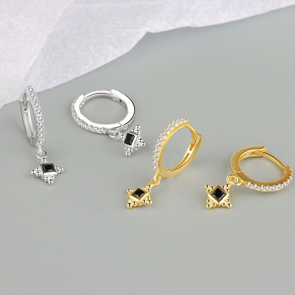 Women's Short Personalized Cross Ear Clip Simple Earrings