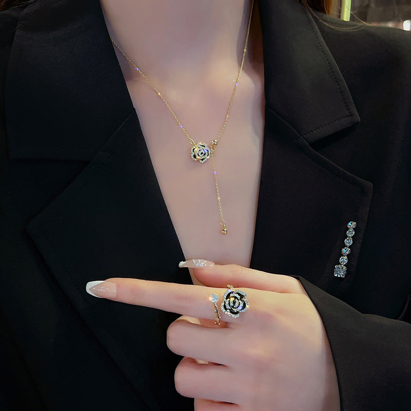 Chaîne de clavicule féminine, colliers légers d'intérêt spécial