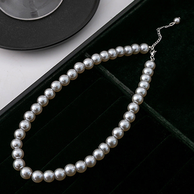 Colliers de luxe abordables élégants rétro de style français pour femmes