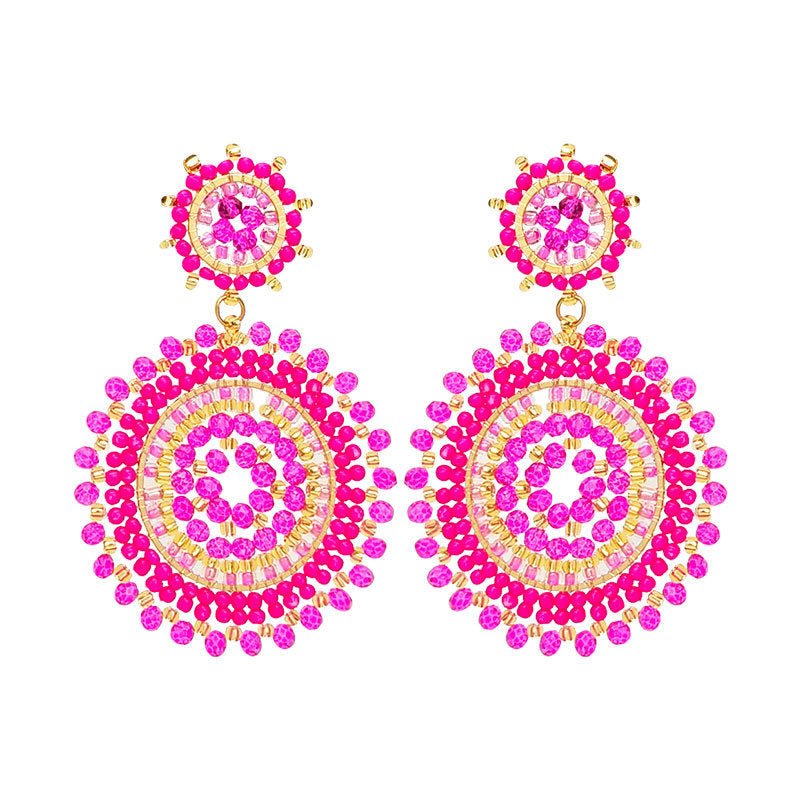 Beaded Bohemian Style Fashion Personalized For Earrings
