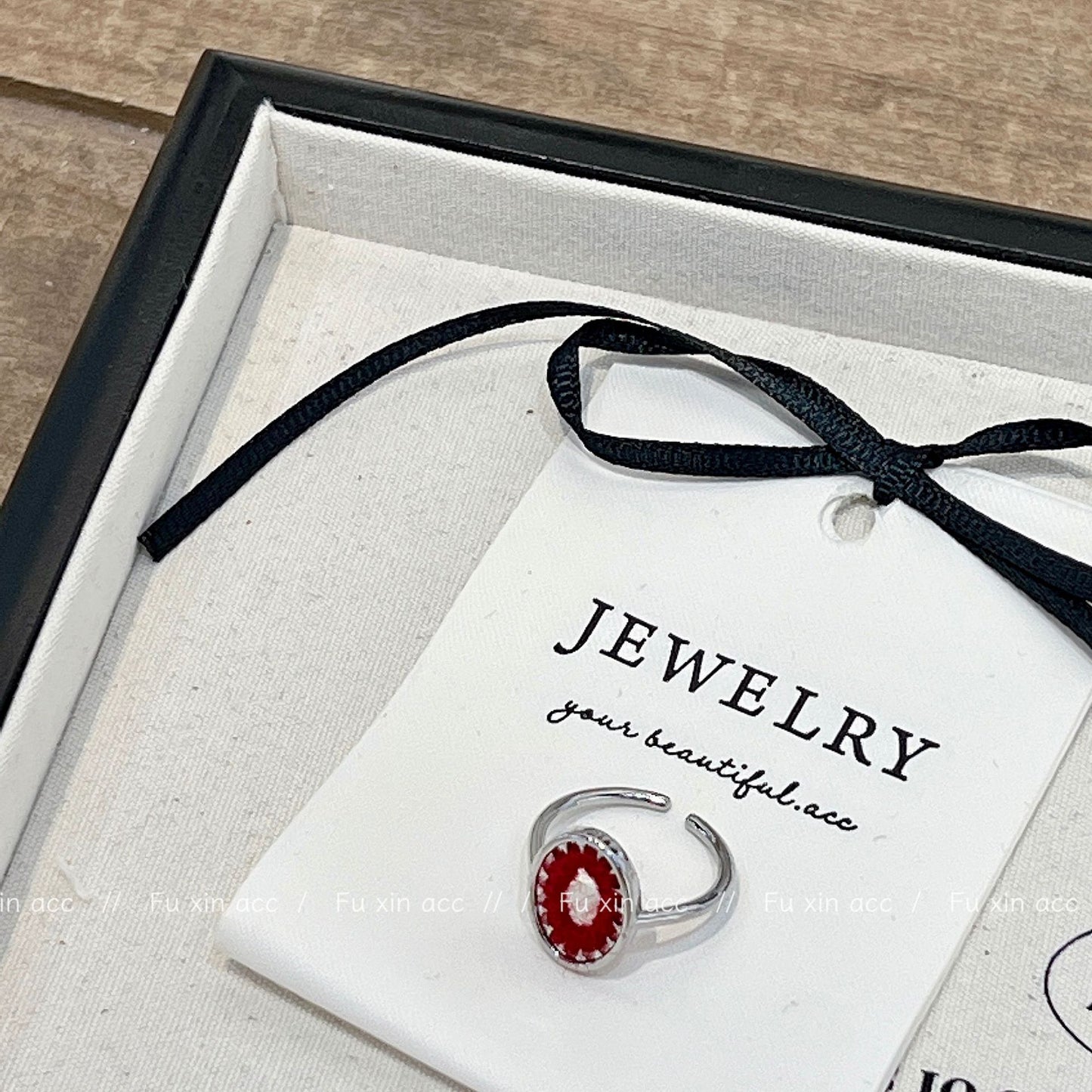 Color Open Female Fashion Temperament Style Index Rings