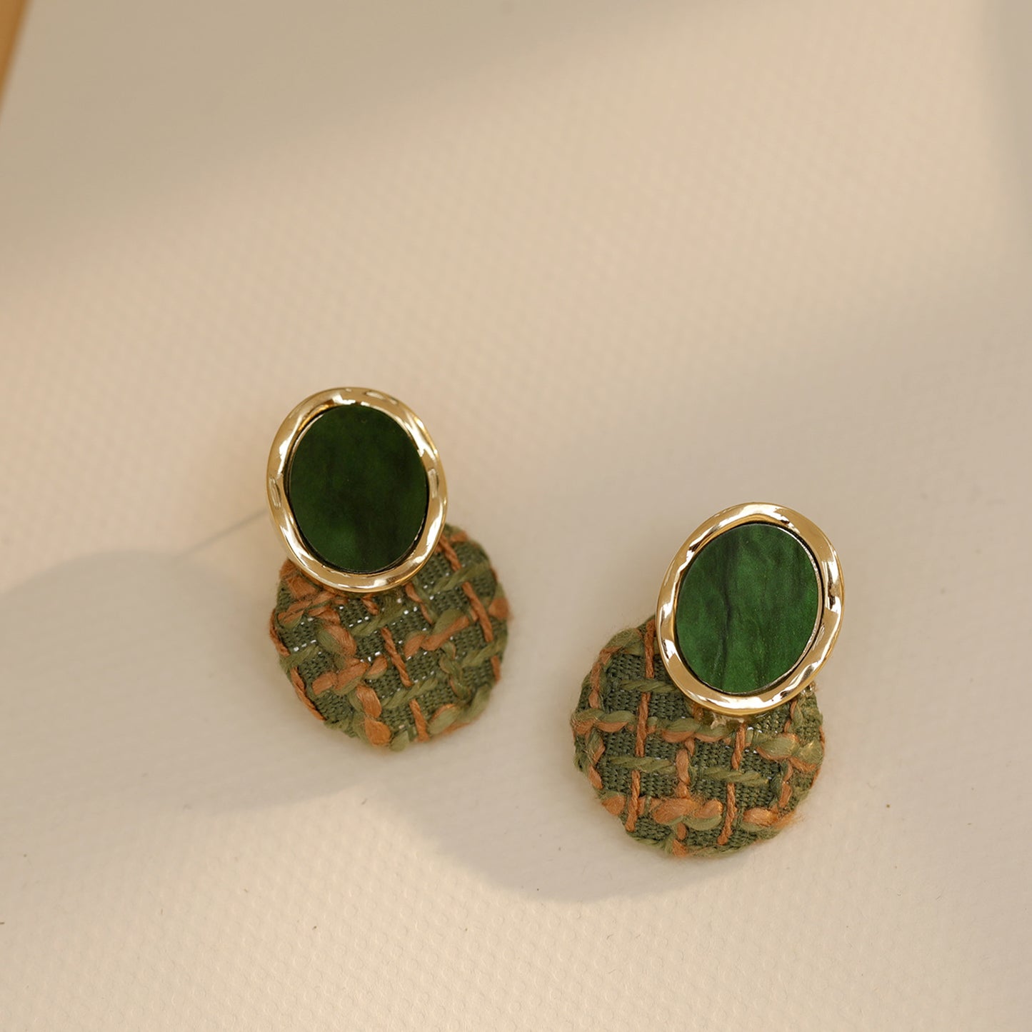Women's Style Fashion Personalized High-grade Ear Fabric Earrings