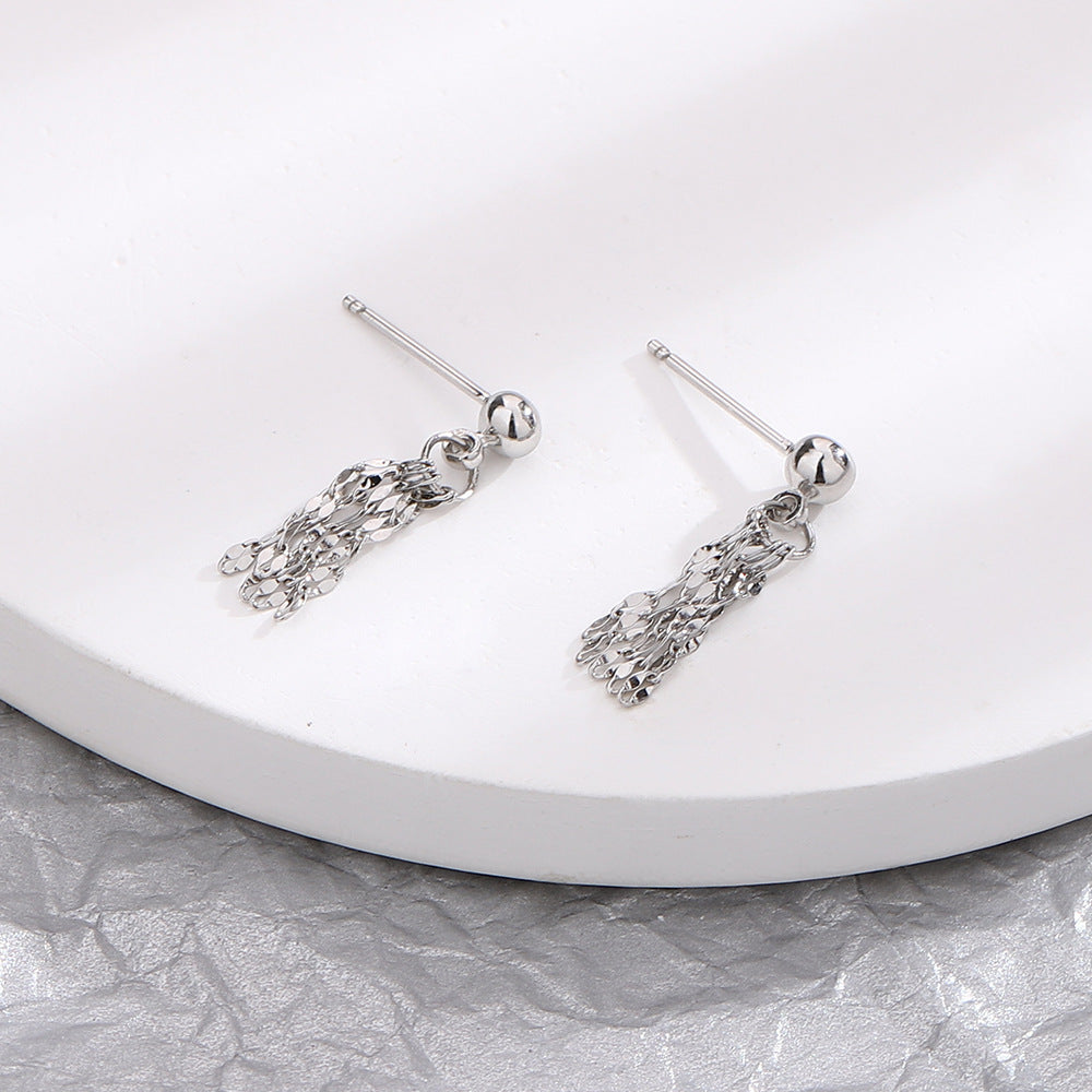 Lips Chain Female Light Luxury Temperament Rings