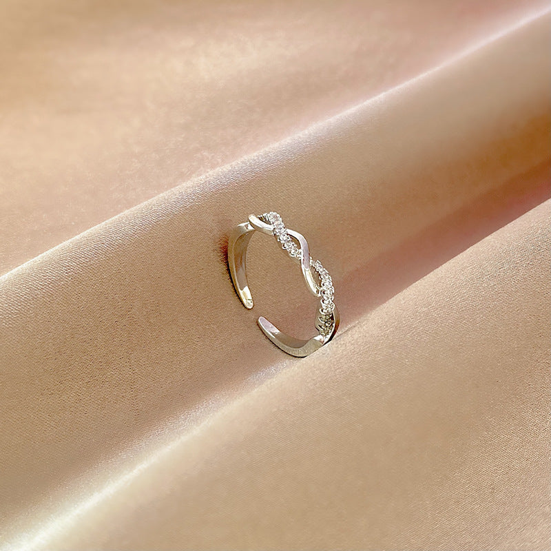 Twisted Opening Adjustable Advanced Design Sense Rings