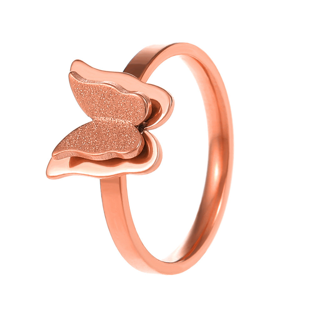 Colliers serpent plaqués avec pendentif papillon givré pour femmes, à la mode