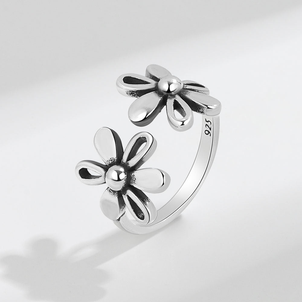 Zeigefinger-Nischen-Blume, hohle Öffnung, weibliche Ringe