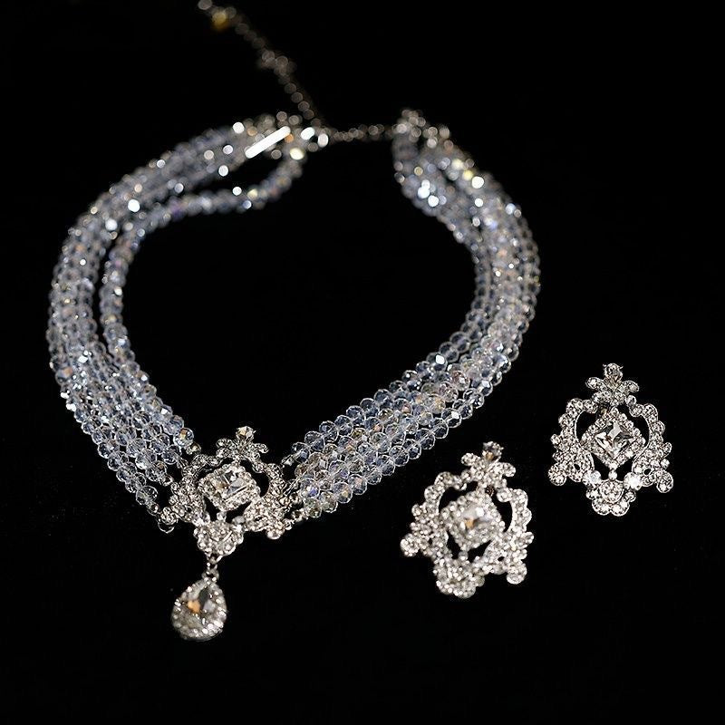 Zircon Square Water Drop Suite Affordable Luxury Fashion Minority Rings