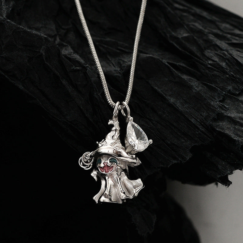 Female Niche Super Sweet Cool Sterling Sier Zircon Necklaces
