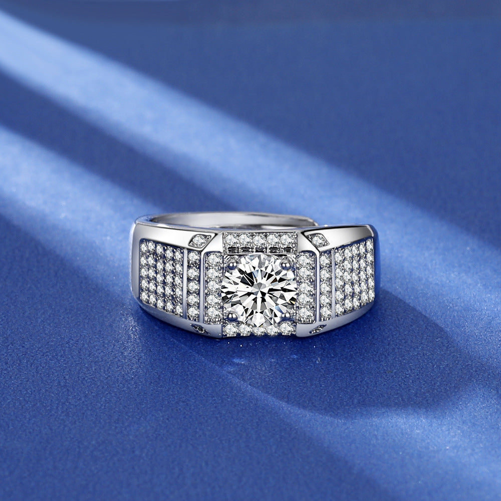 Men's Star River Classic Fashion Full Diamond Rings