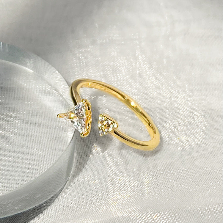 Aloofness Style Open Female Simple Personality Rings
