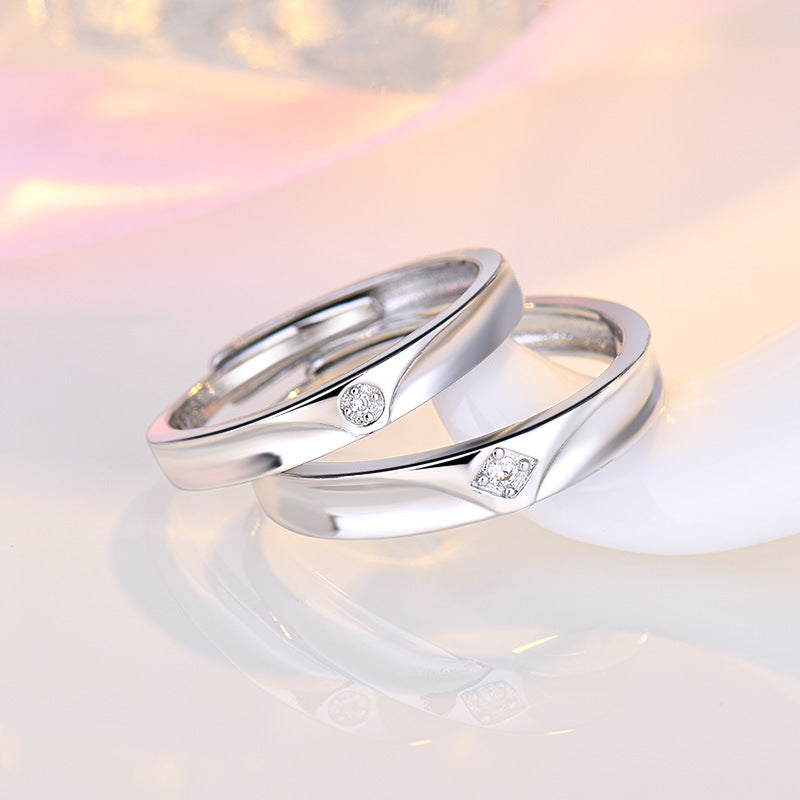 Women's & Men's & Simple Personality And Fashionable Romantic Rings