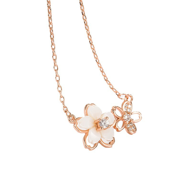 Chaîne de clavicule féminine, colliers d'entrée de tempérament simples