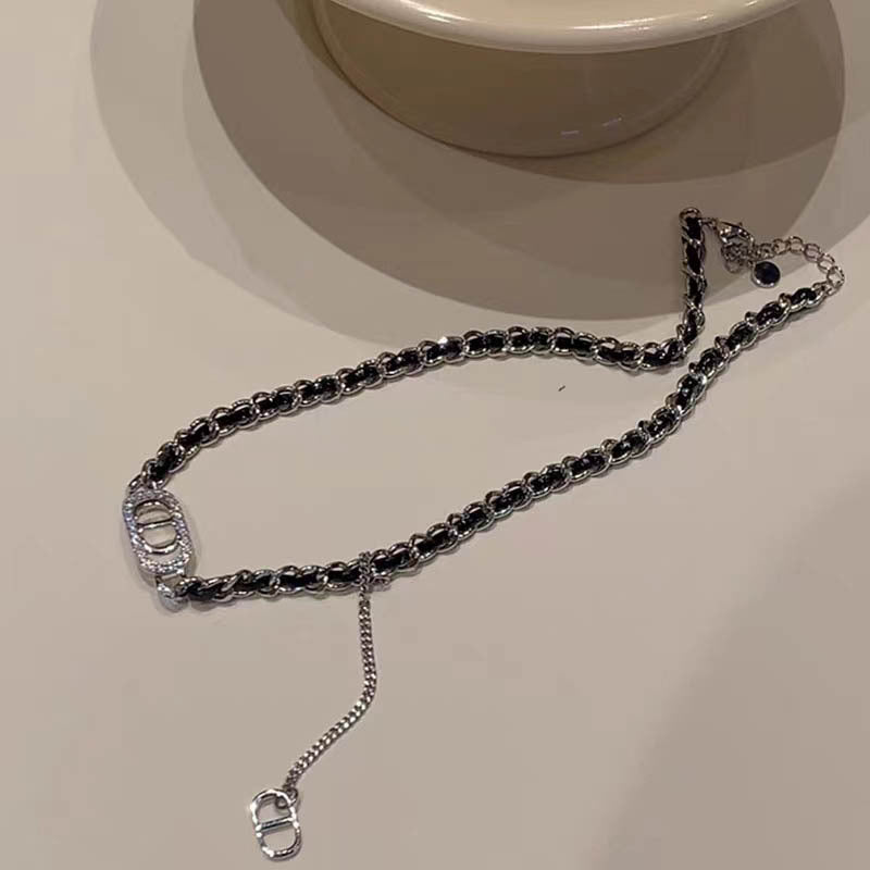 Letter Tassel Sweet Cool Hot Chain Double Collar Necklaces