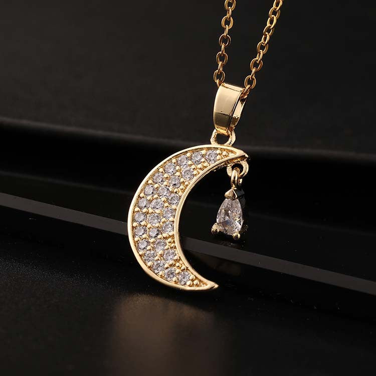 Fashion Ornament Gold-plated Stainless Steel Chain Necklaces