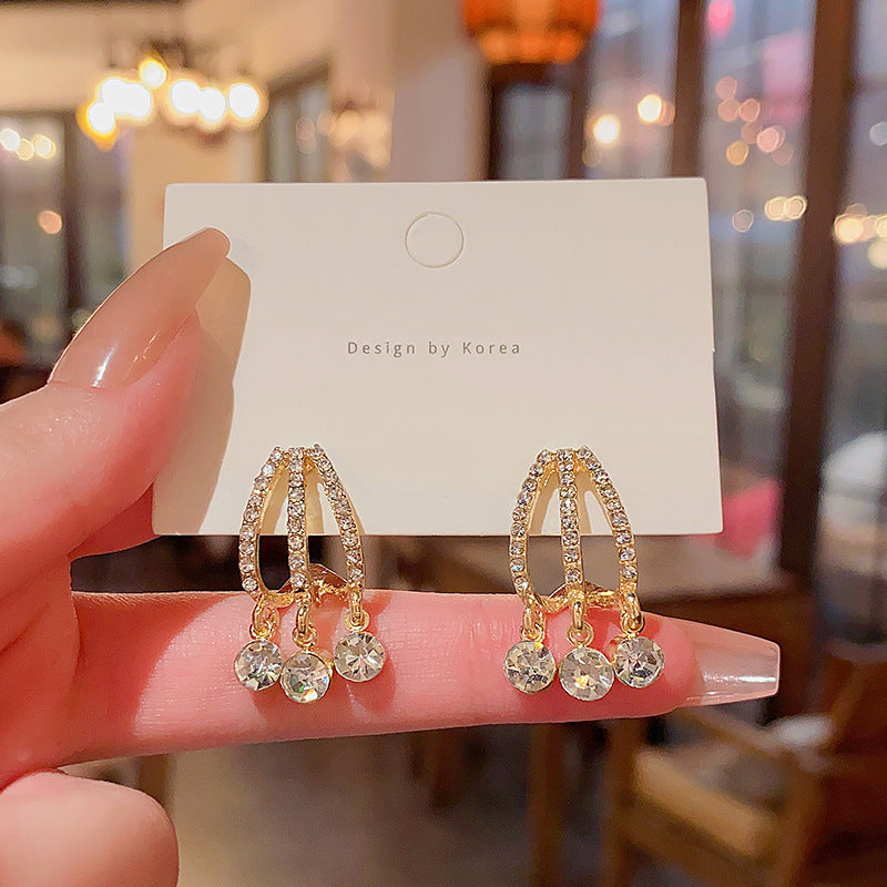 Women's Needle Fine Personalized Graceful And Wild Earrings