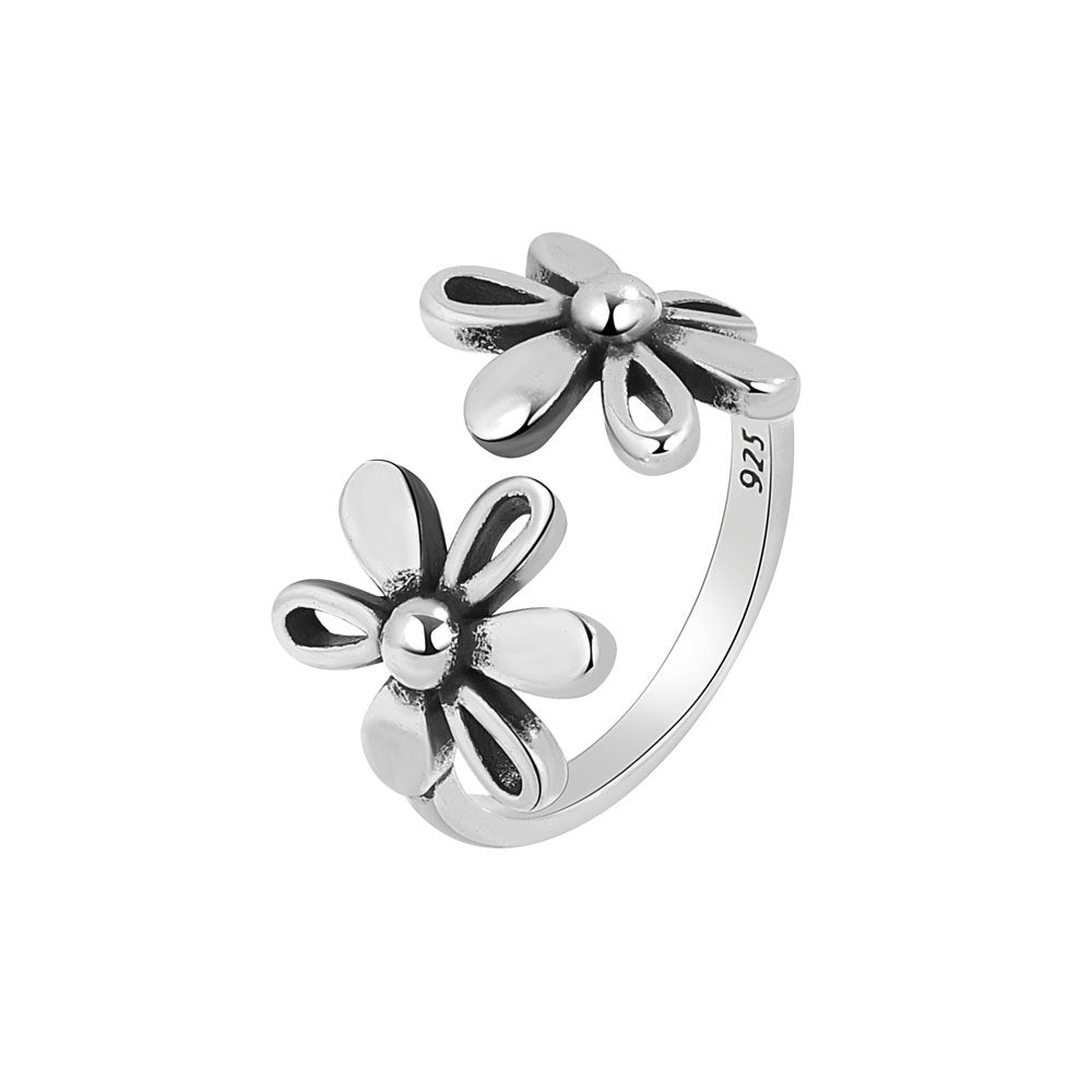 Zeigefinger-Nischen-Blume, hohle Öffnung, weibliche Ringe