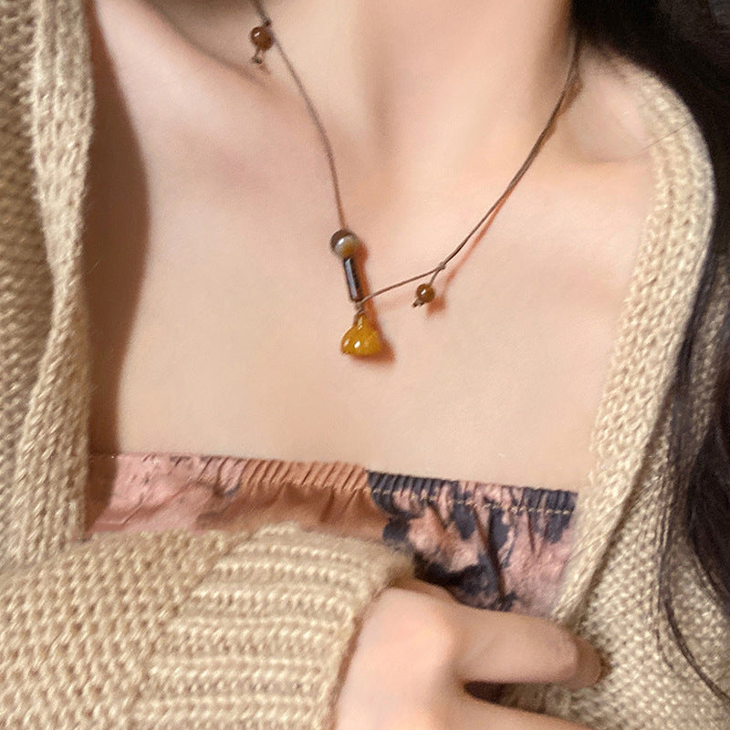Clavicle Chain Graceful And Fashionable Ornament Necklaces