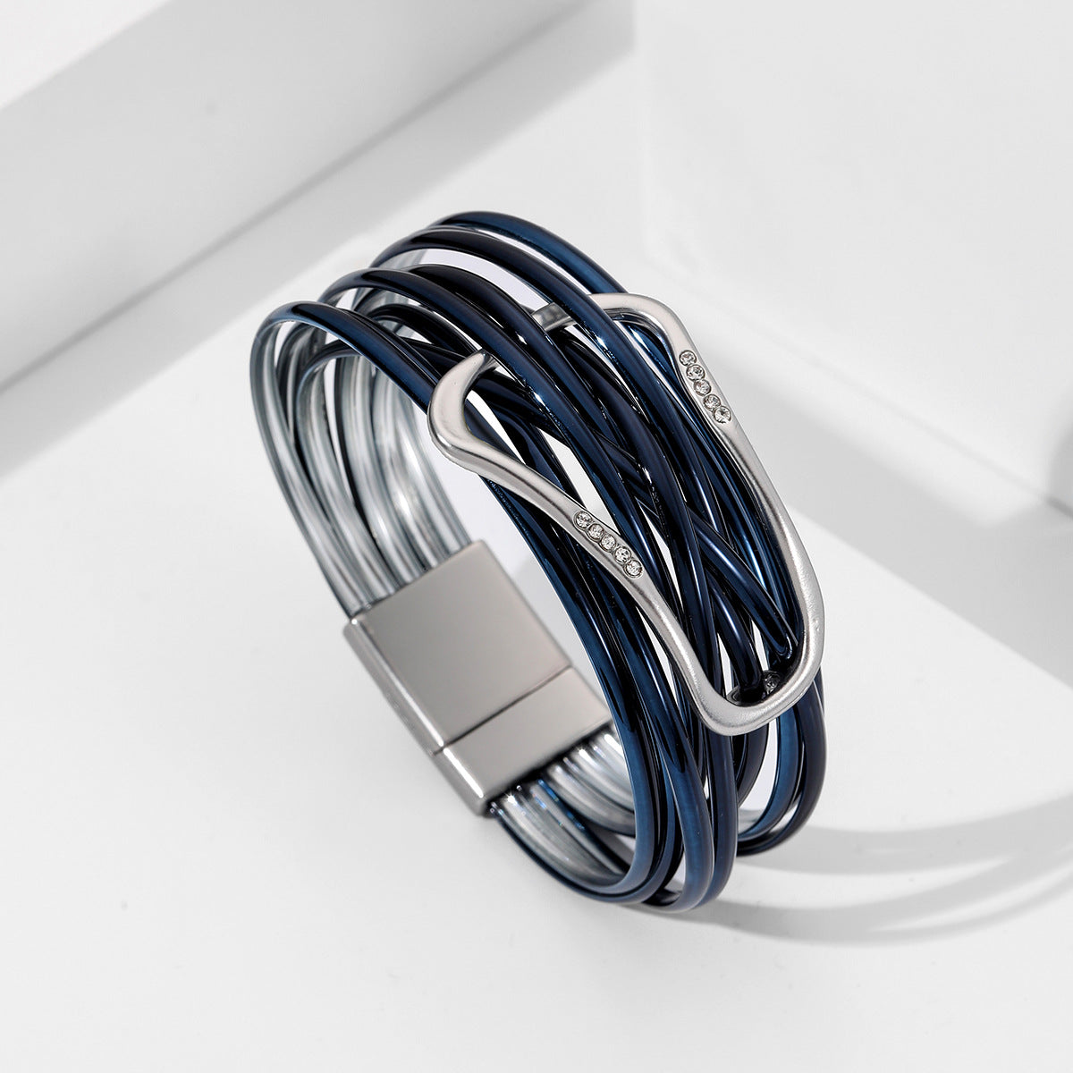 Mode-Leder-Licht-Luxus-Böhmische-Legierung-Armbänder