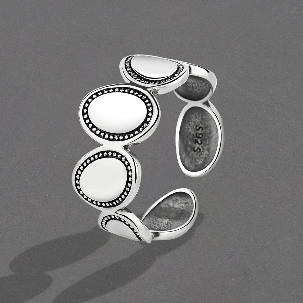 Damen für Design, trendige Mode, Persönlichkeit, hohe Ringe