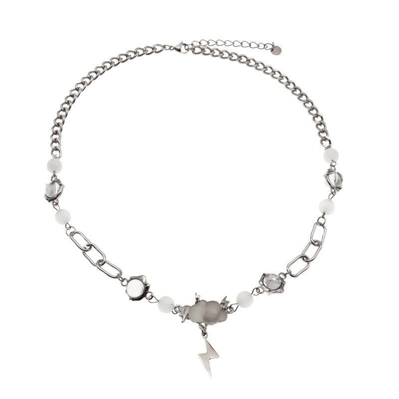 Stitching Opal Female Light Luxury Minority Necklaces