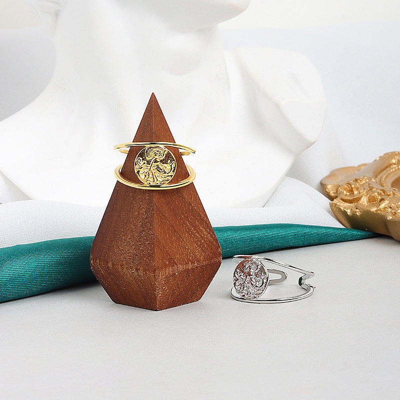 Korean Style Gold Simple French Joker Rings