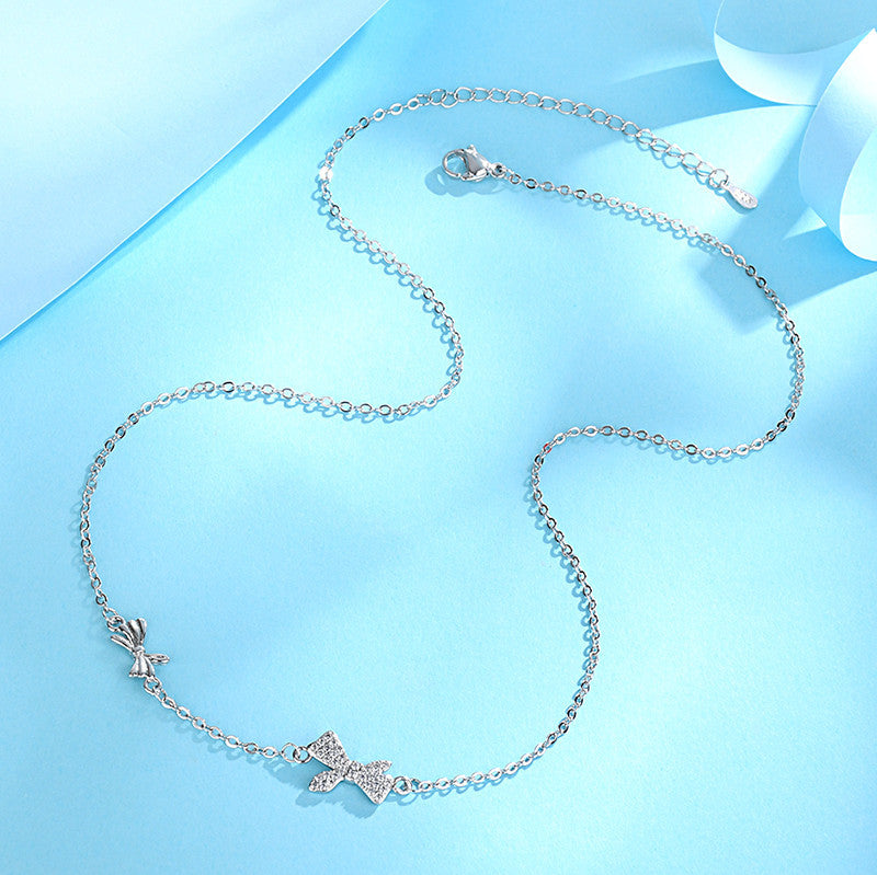 Colliers de clavicule personnalisés de tempérament de pendentif de diamant complet des femmes