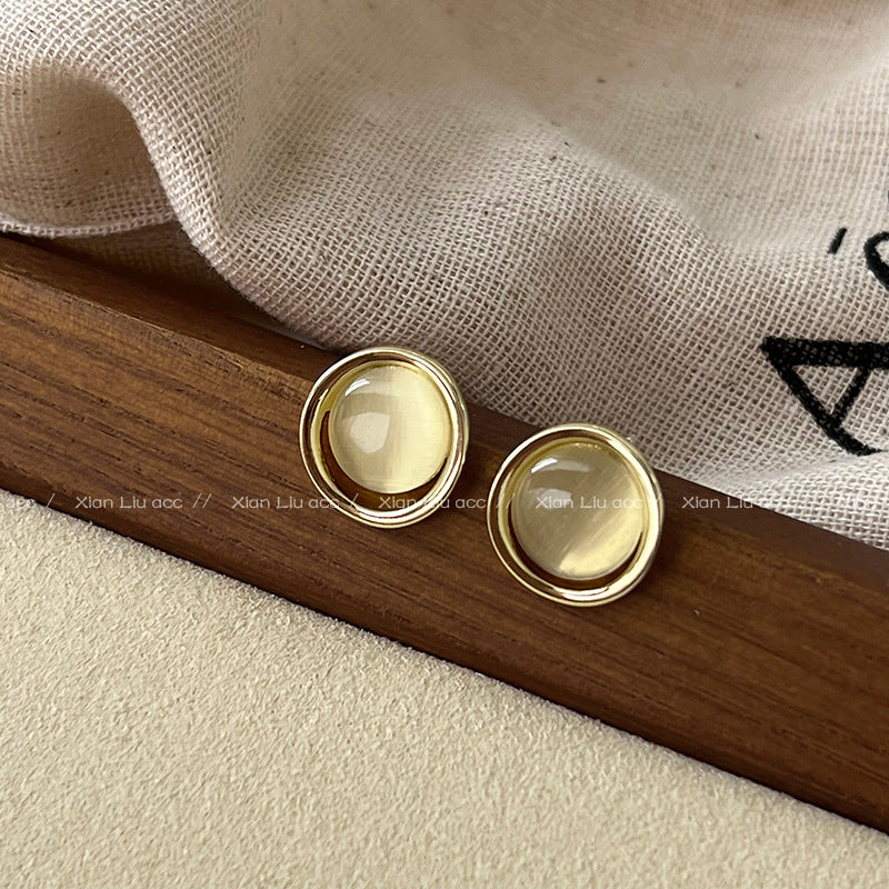 Women's Sterling Sier Needle Elegant Light Luxury Earrings