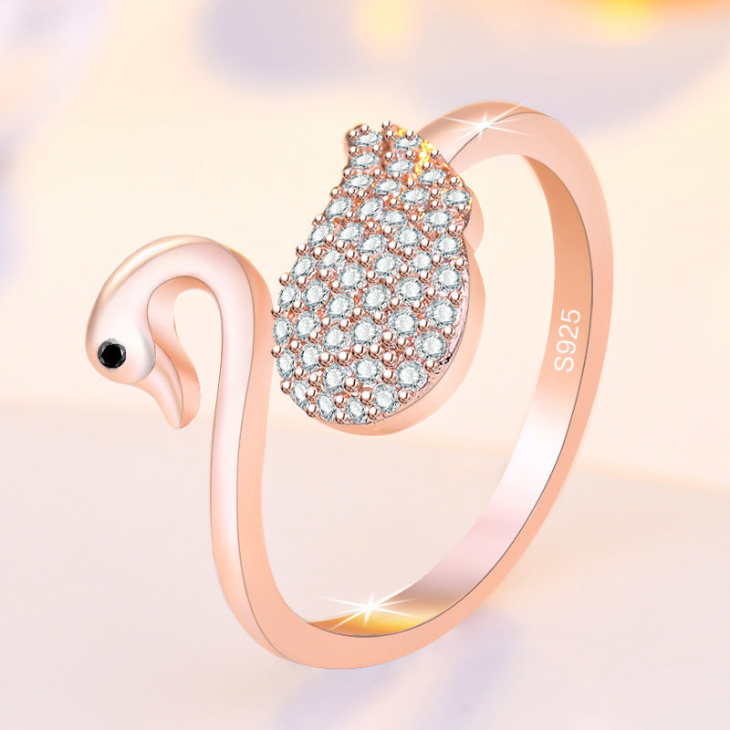 Personalized Index Finger Cold Light Luxury Design Rings