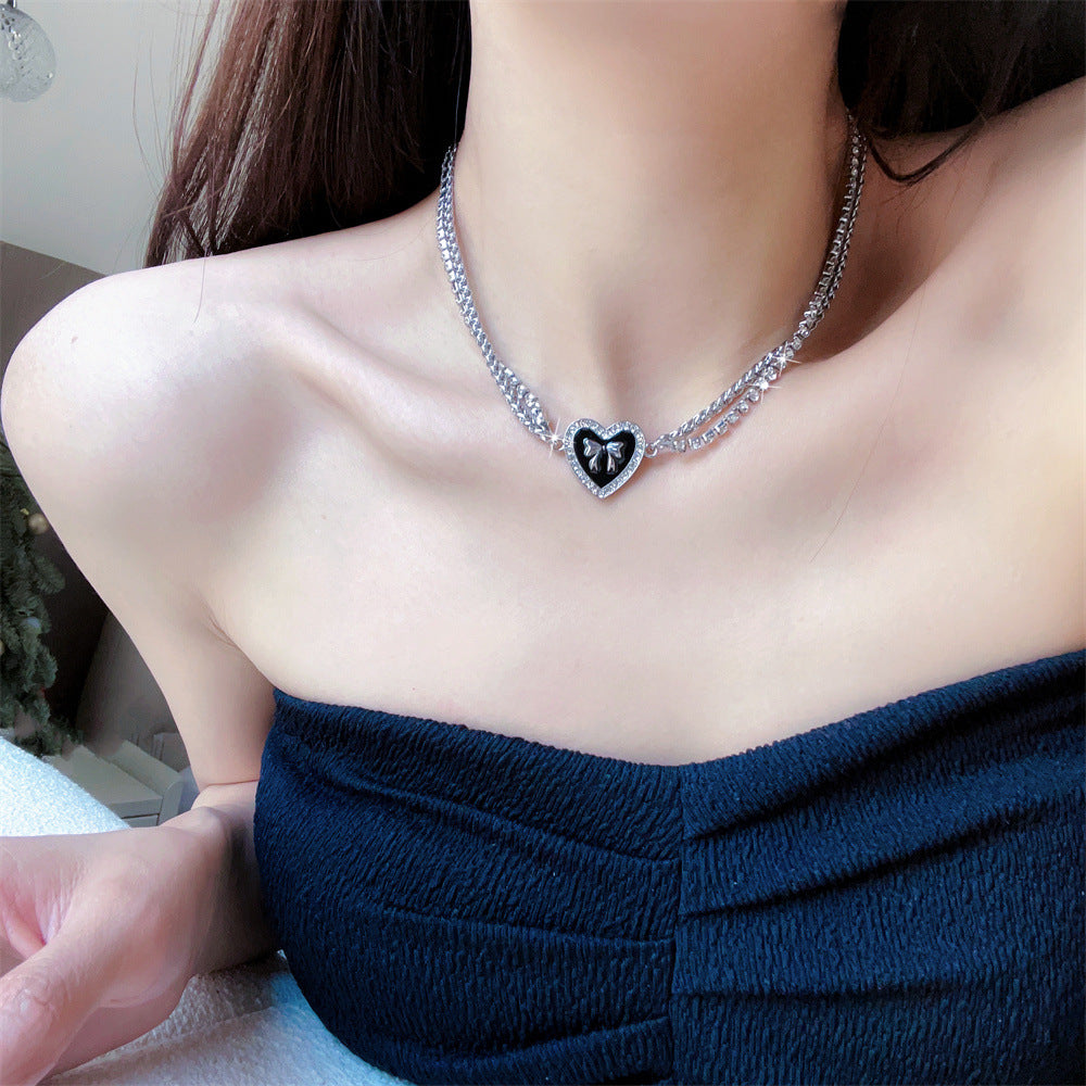 Women's Bow For Classic Style Sweet Cool Clavicle Necklaces