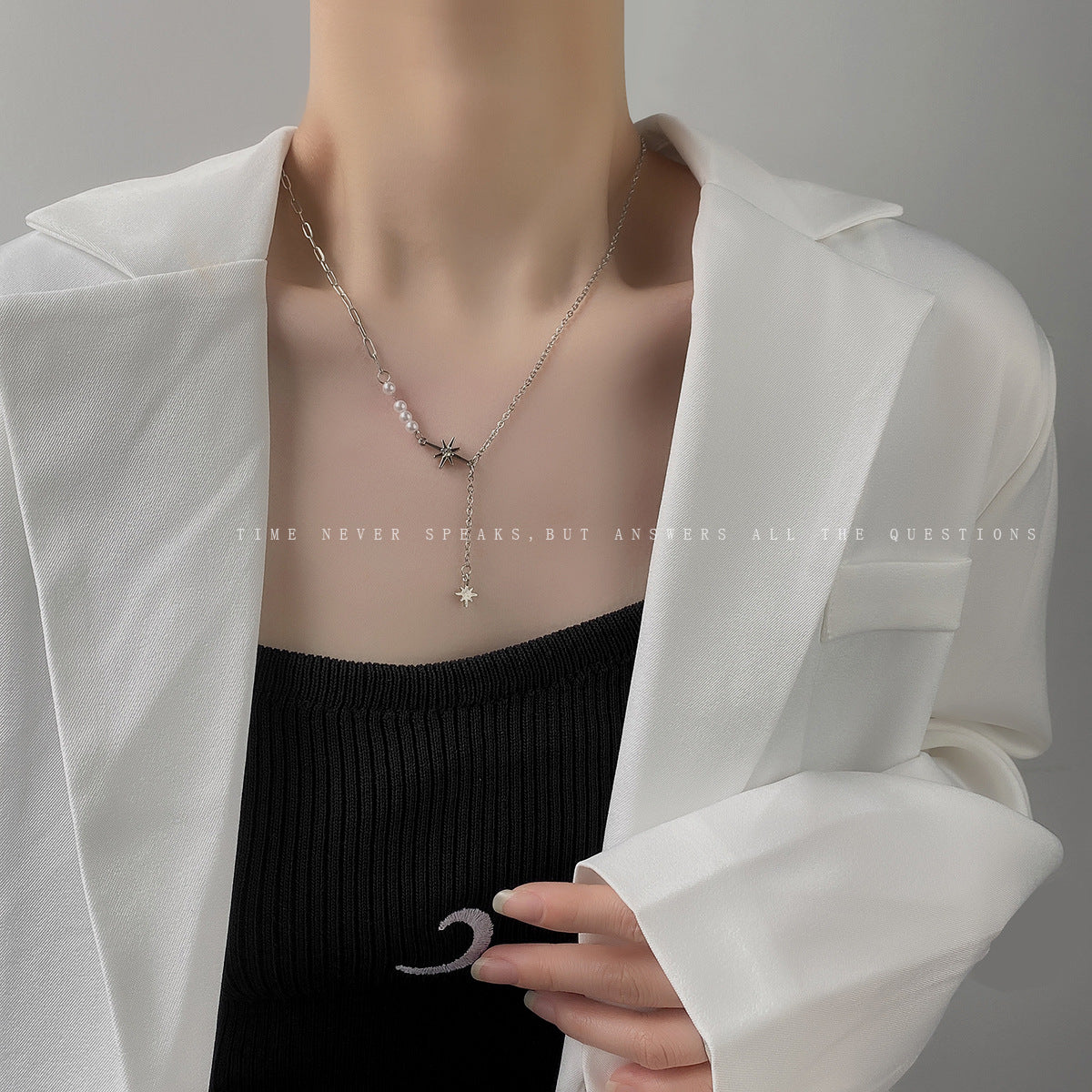Women's Eight Awn Star For Light Luxury Necklaces