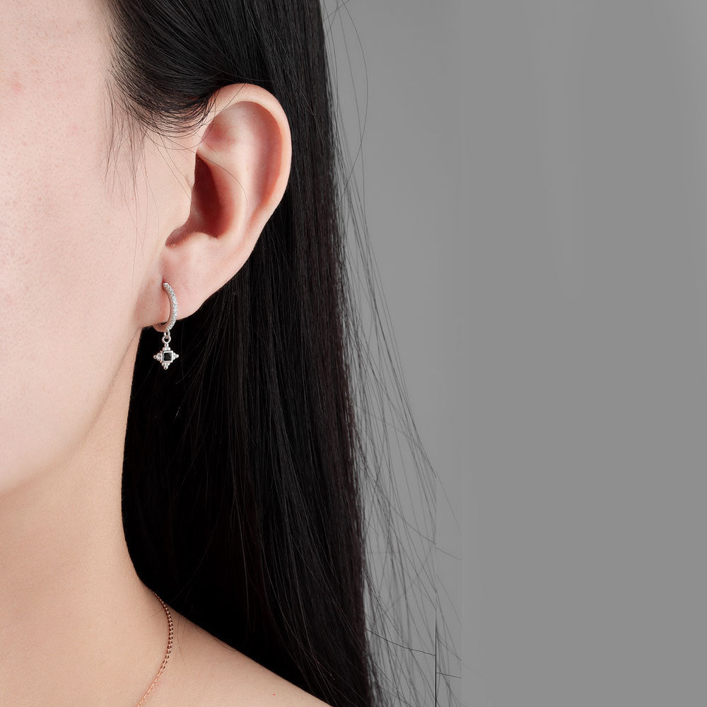 Women's Short Personalized Cross Ear Clip Simple Earrings