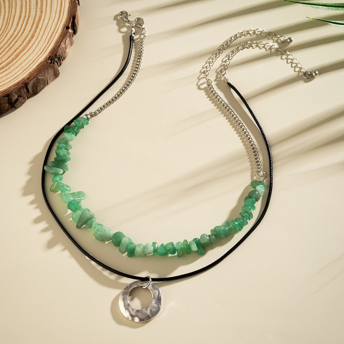 Women's Beaded Retro Simple Personality Wax Line Necklaces