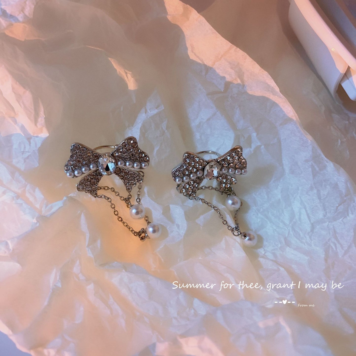 It's Knock Fairy Butterfly Ear Clip Earrings