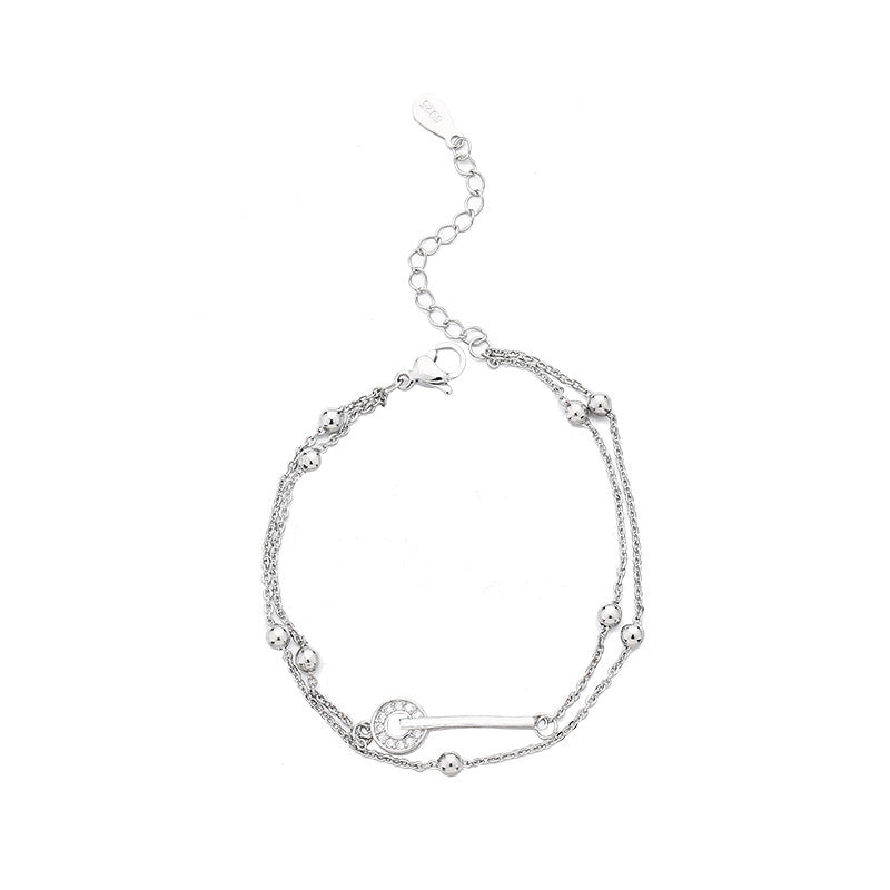 Innovative, modische, verstellbare Zwillings-Strass-Freundinnen-Armbänder