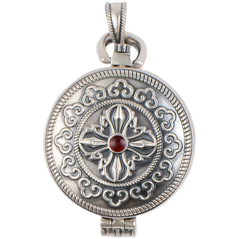 Women's & Men's & The Buddha Package Can Be Opened Hollow Pendant Handmade Necklaces
