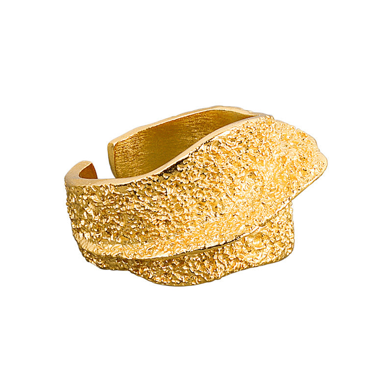 Wide Surface Female Opening Irregular Concave Rings